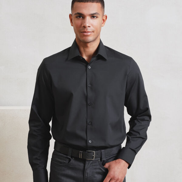 Premier Recyclight® Long Sleeve Poplin Shirt Thumbnail