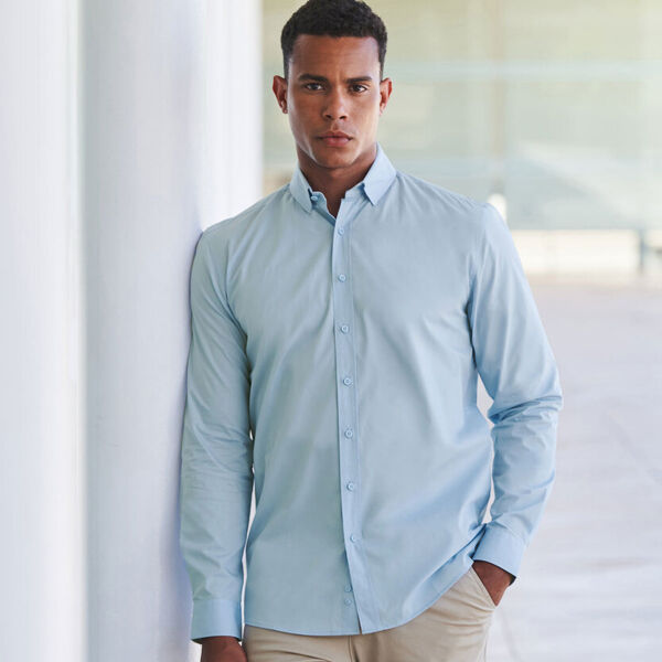 Long sleeve ‘cotton-feel’ Coolplus® shirt Thumbnail