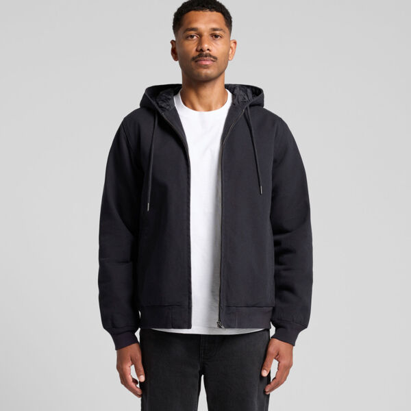 CANVAS BOMBER HOOD JACKET Thumbnail