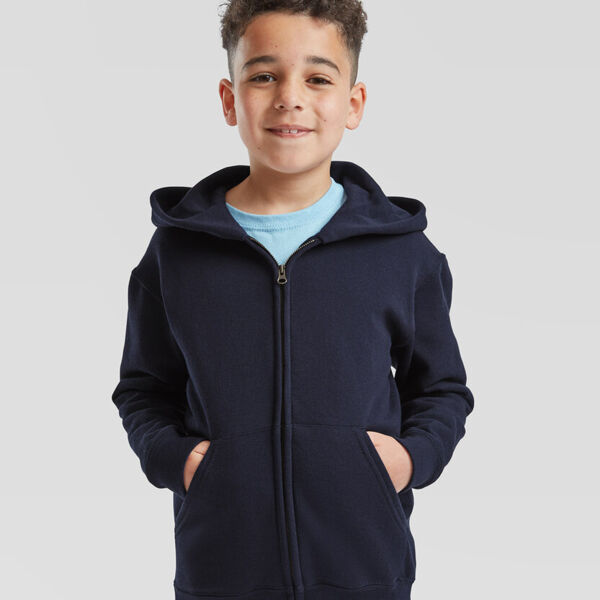Kids classic hooded sweatshirt jacket Thumbnail