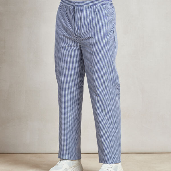 Premier Pull On Chef's Check Trousers Thumbnail