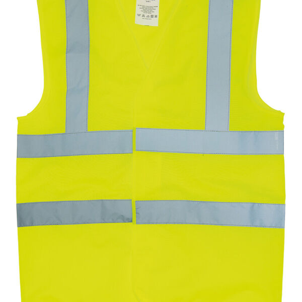 Flame-retardant hi-vis sleeveless waistcoat (HVW100FR) Thumbnail