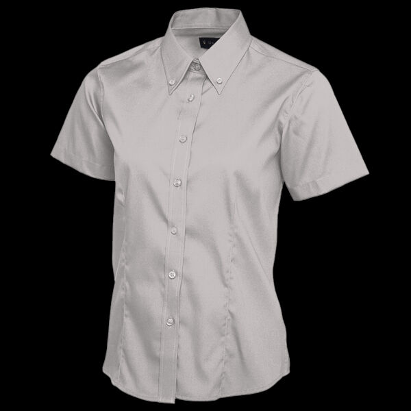 Ladies Pinpoint Oxford Half Sleeve Shirt Thumbnail