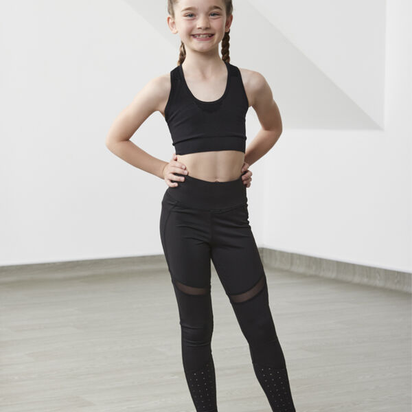 Tombo Kids Panelled Leggings Thumbnail