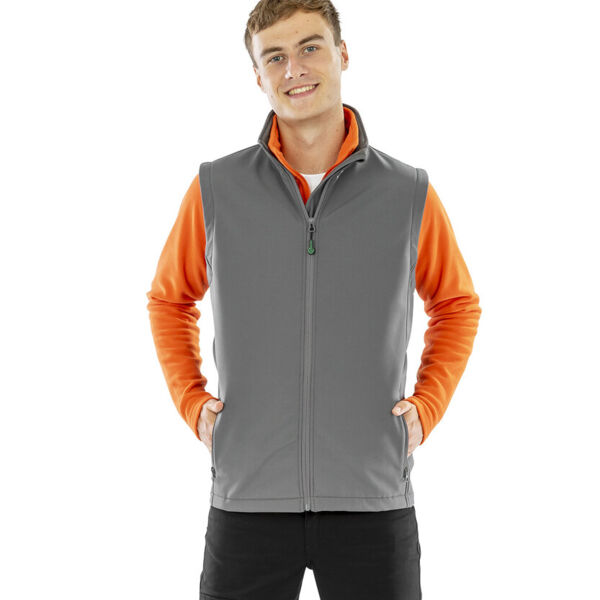 Men's recycled 2-layer printable softshell bodywarmer Thumbnail