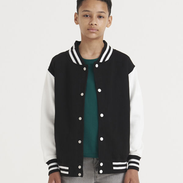 AWDis Kids Varsity Jacket Thumbnail